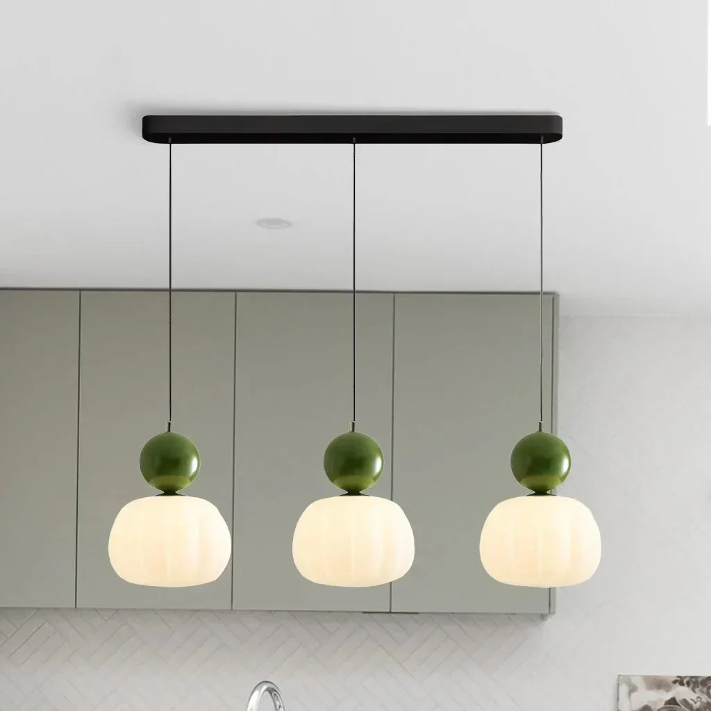 GlowAntique | Glas-Hängelampe im Retro Design