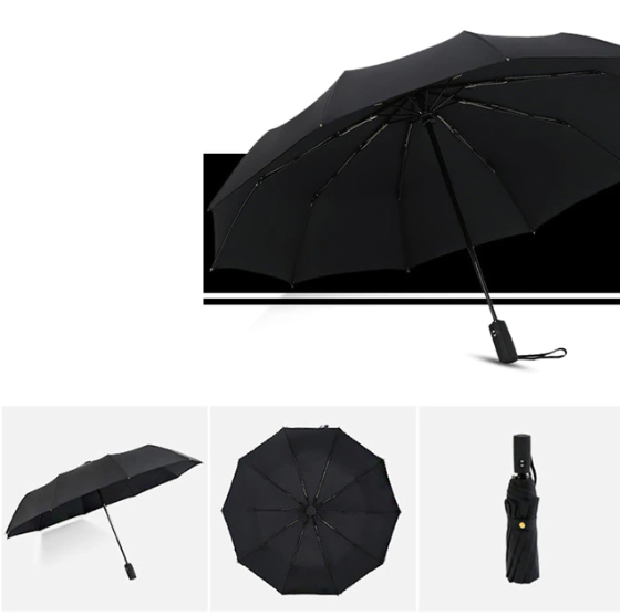 WindMate | Winddichter Regenschirm – Kompakter & Robuster Rahmen