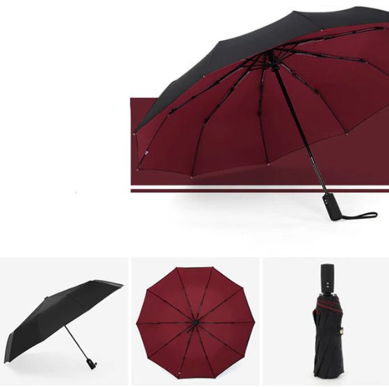 WindMate | Winddichter Regenschirm – Kompakter & Robuster Rahmen