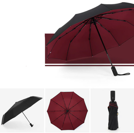 WindMate | Winddichter Regenschirm – Kompakter & Robuster Rahmen