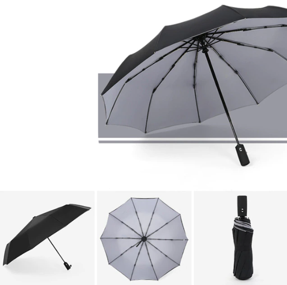 WindMate | Winddichter Regenschirm – Kompakter & Robuster Rahmen