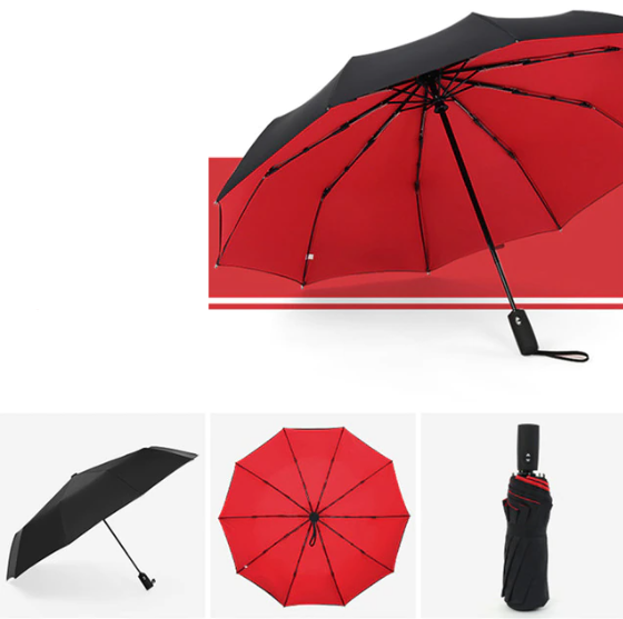 WindMate | Winddichter Regenschirm – Kompakter & Robuster Rahmen