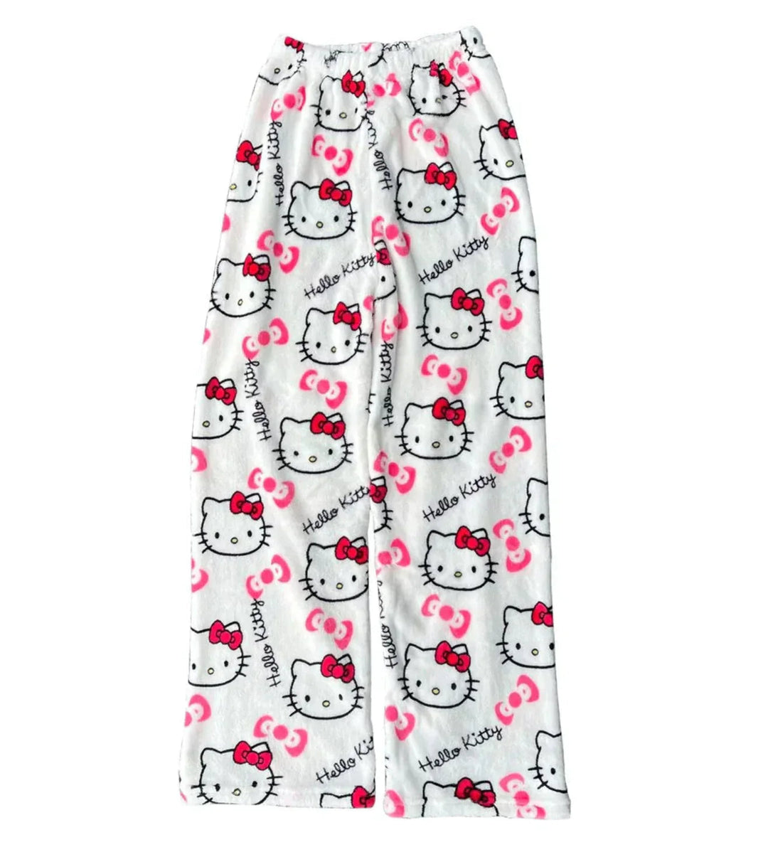 Variant image for Élégance | Loungewear Bukser – Komfortabelt Kattemønster-6