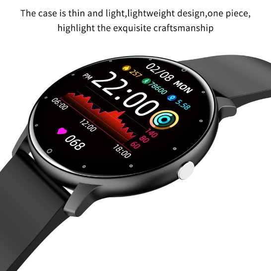 FitCare | Intelligente Smartwatch für Jung & Alt mit Vital-Tracking