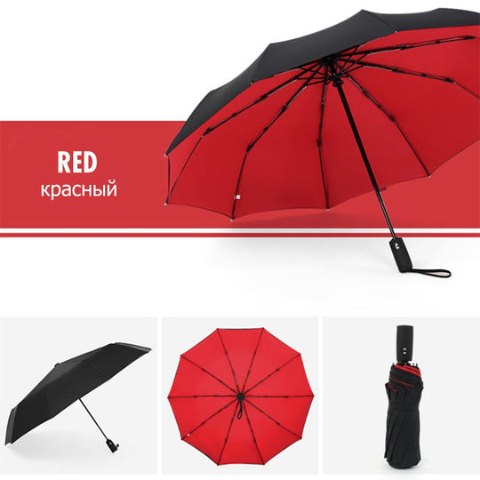 WindMate | Winddichter Regenschirm – Kompakter & Robuster Rahmen
