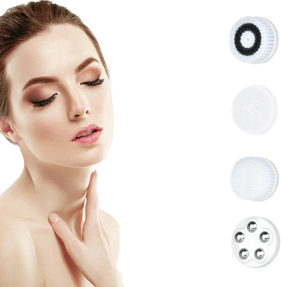 GlowCare | 4-in-1 Gesichtsreiniger- und Massage-Kit