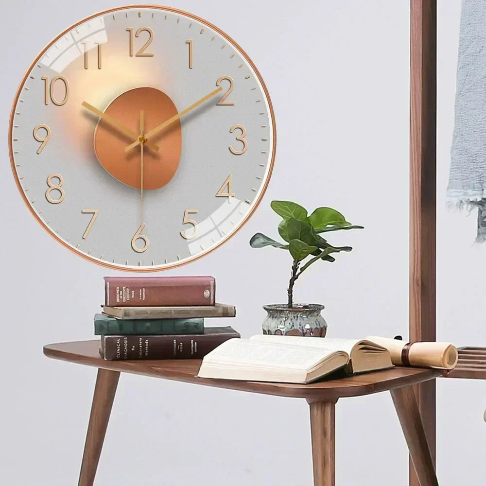 SilentTime | Digitale Wanduhr – 8 Zoll Display & Batteriebetrieben