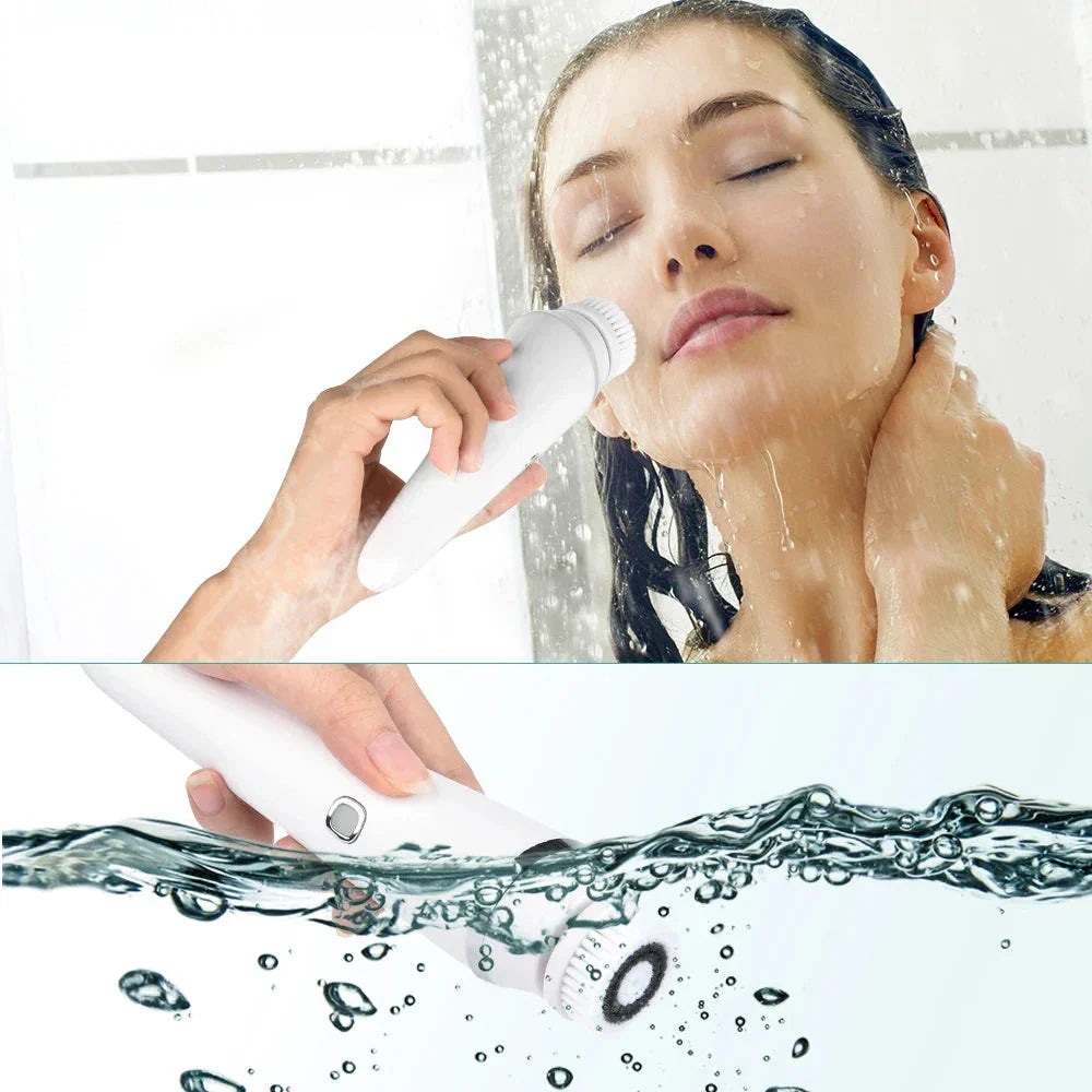 GlowCare | 4-in-1 Gesichtsreiniger- und Massage-Kit