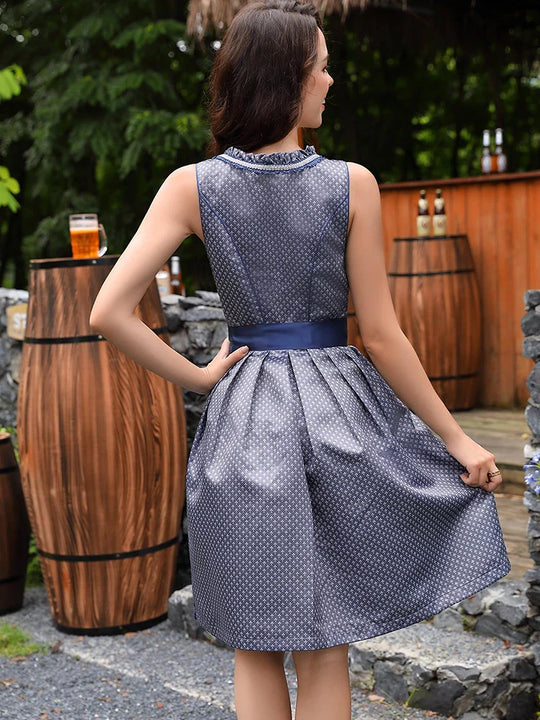 Majestatskleid | Damen-Dirndl – Mini & Edel in Blau