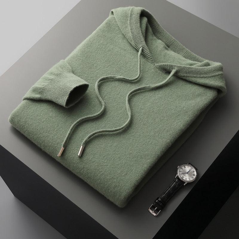 Lumière | Herren Hoodie – Eleganter Merinowolle Stil und Komfort 5