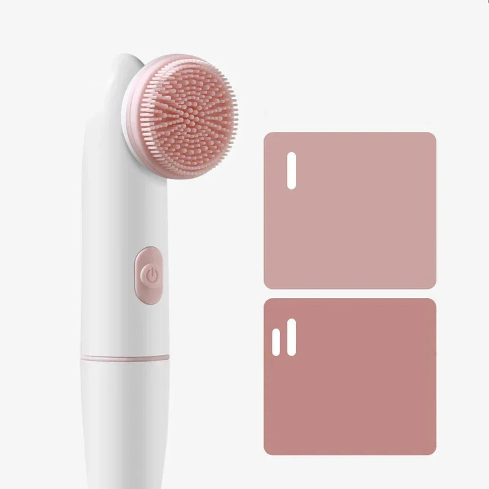 PureSkin | 2-in-1 Silikon-Gesichtspflegegerät