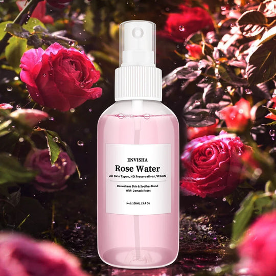 FloralDew | Belebendes Rosenwasser-Serum für Weiche, Elastische Haut