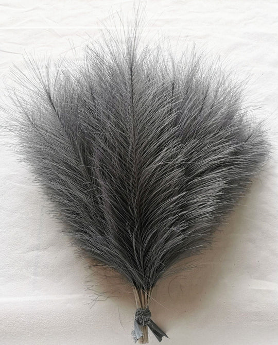 FluffNest | 20 Stück Bohemian Flauschiges Künstliches Pampasgras Bunt
