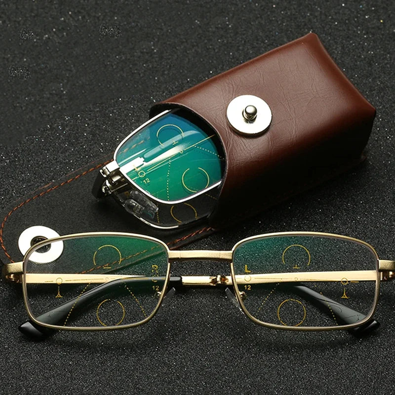 FoldFit | Reisefreundliche Gleitsichtbrille mit Blaulicht