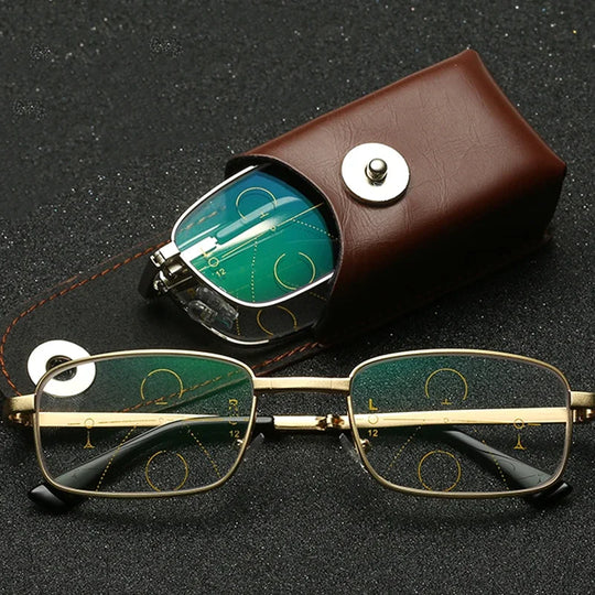 FoldFit | Reisefreundliche Gleitsichtbrille mit Blaulicht