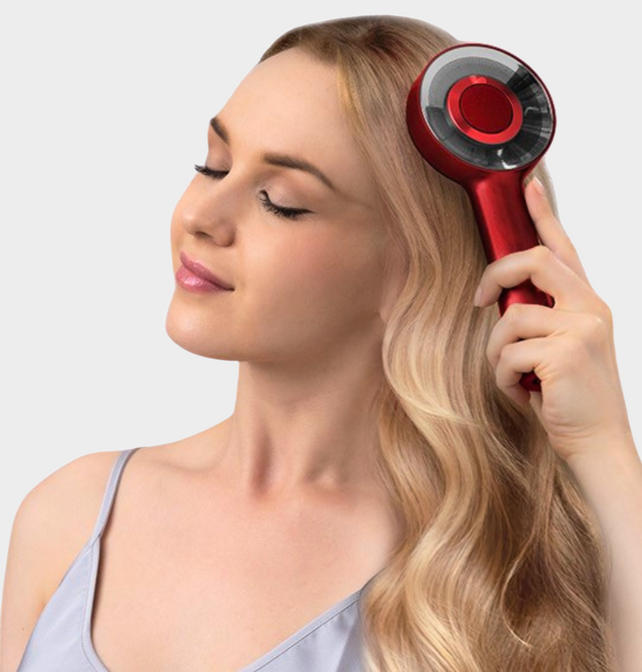 RedRelief | 3-in-1 Rote Licht Kopfhaut-Massagegerät