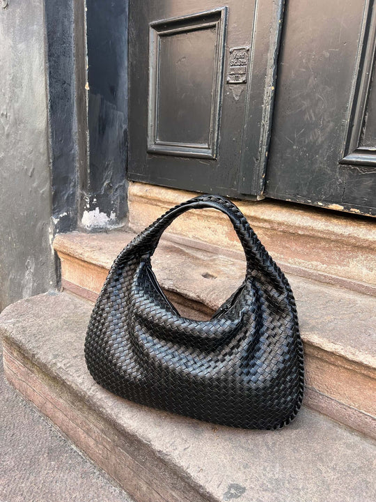 JackieWeave | Gewebte Umhängetasche – Kompakt, Organisierter Innenraum