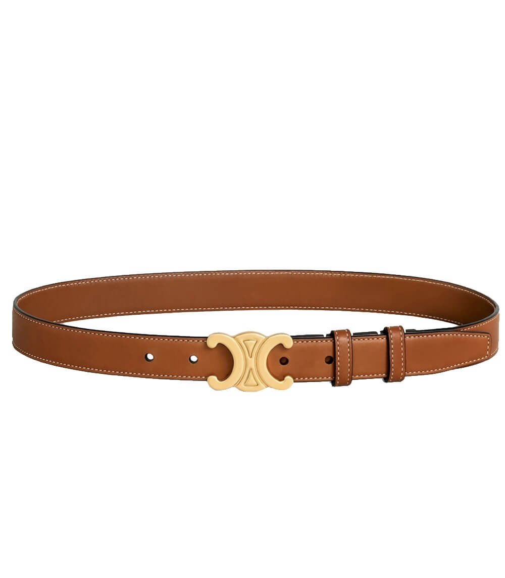 LuxStrap | Premium Leder Gürtel – Eleganter Goldakzent & Langlebig