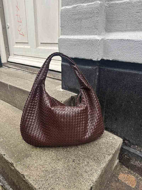 JackieWeave | Gewebte Umhängetasche – Kompakt, Organisierter Innenraum