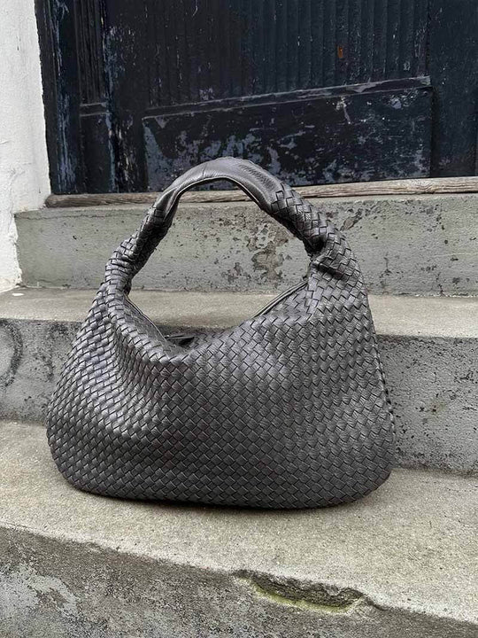 JackieWeave | Gewebte Umhängetasche – Kompakt, Organisierter Innenraum