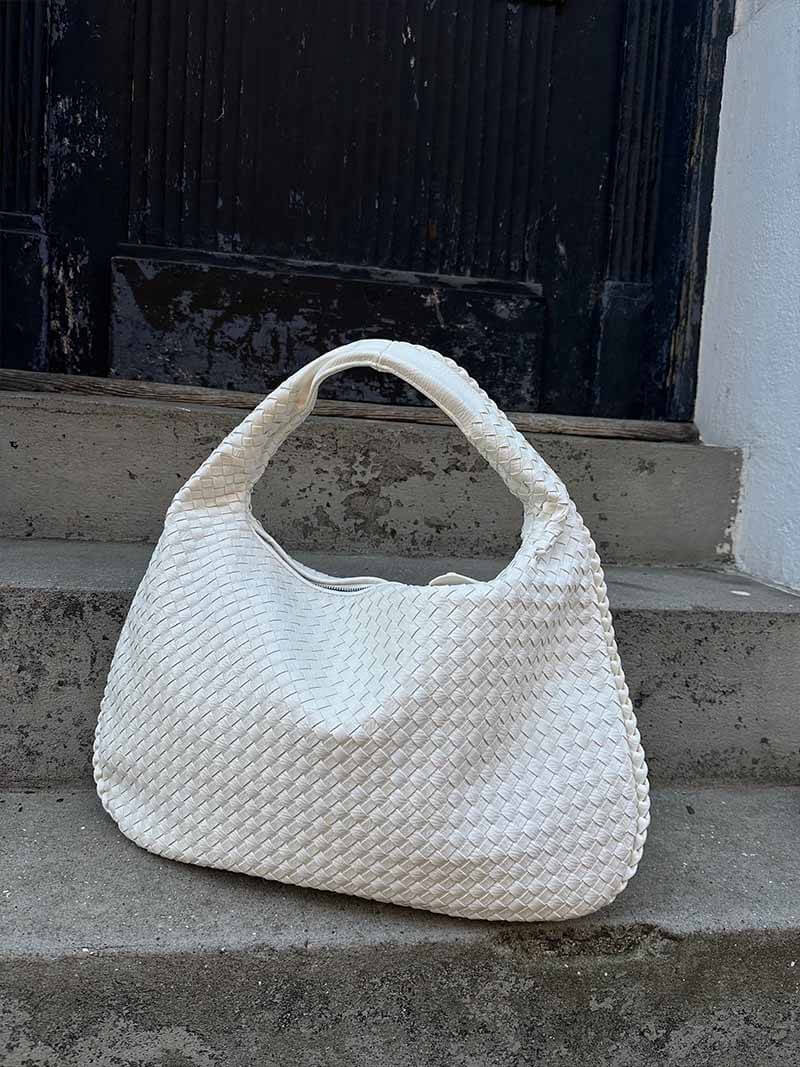 JackieWeave | Gewebte Umhängetasche – Kompakt, Organisierter Innenraum