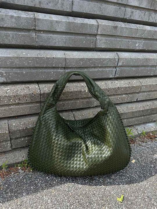 JackieWeave | Gewebte Umhängetasche – Kompakt, Organisierter Innenraum