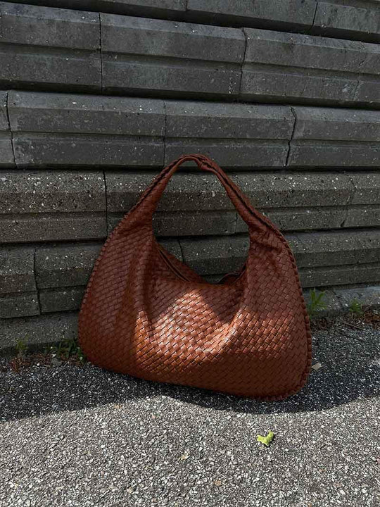 JackieWeave | Gewebte Umhängetasche – Kompakt, Organisierter Innenraum