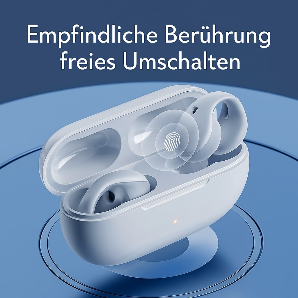 SoundVibe | Kabellose Knochenschall-Kopfhörer für Sport & Alltag