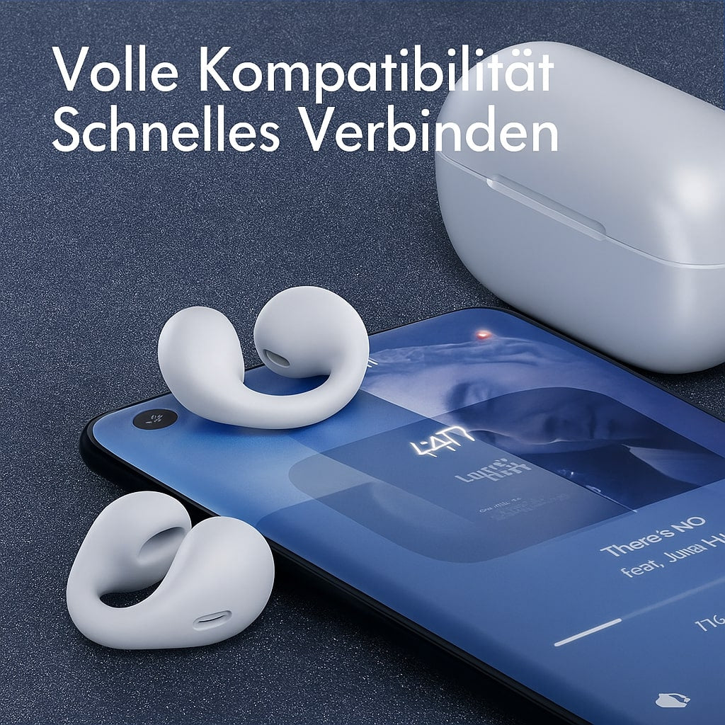 SoundVibe | Kabellose Knochenschall-Kopfhörer für Sport & Alltag