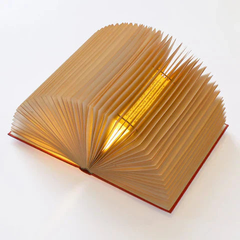 SparkGlow | Luxus & Kreative Faltbare Buch-Tischlampe1