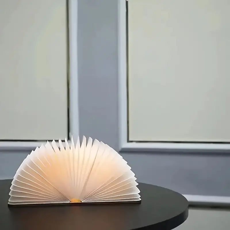 SparkGlow | Luxus & Kreative Faltbare Buch-Tischlampe5