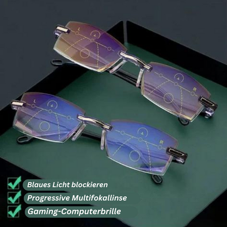 OptiLite | Gleitsichtbrille mit Blaulichtfilter – Ultraleicht & Elegant