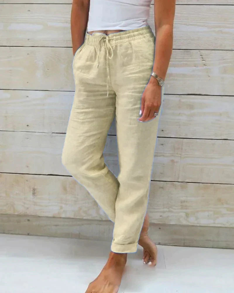 Tivora | Luftige Sommerhose mit Elegantem Schnitt | Damenmode