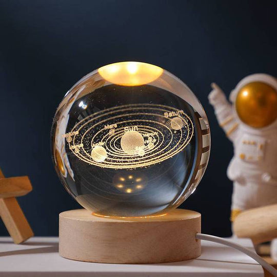 StellarGlobe | Faszinierende 3D-Sonnensystem-Kristallkugel5
