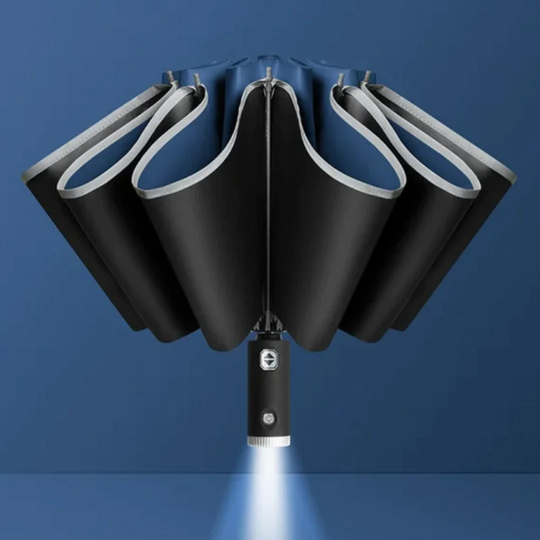 StormShield | Vollautomatischer Regenschirm mit LED-Beleuchtung