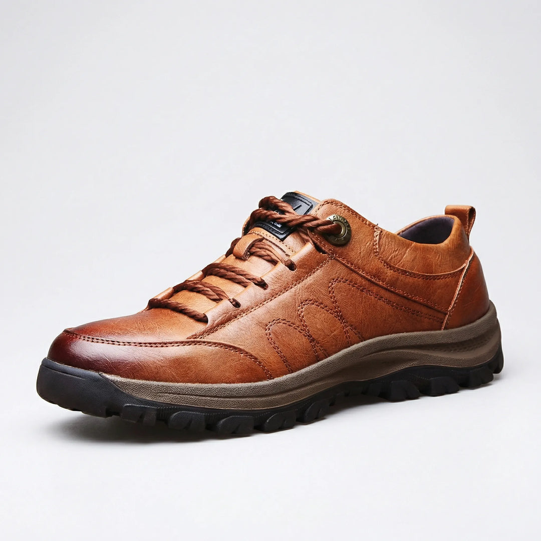 Strideo - Herrenfreizeitschuh Mit Robuster Sohle Braun + Schwarz Decorique.de