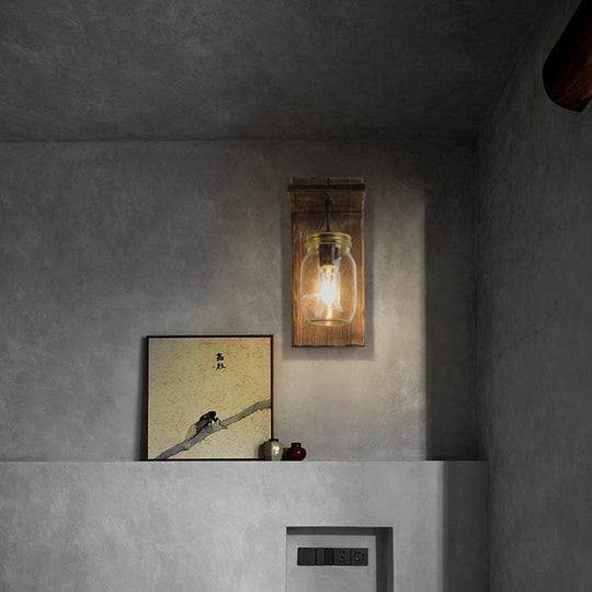 TimelessGlow | Rustikale Krug-Wandleuchte2