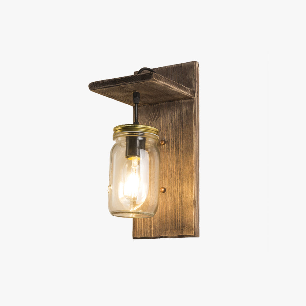 TimelessGlow | Rustikale Krug-Wandleuchte7