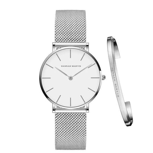 Timeless | Elegante Damenarmbanduhr mit Armband3