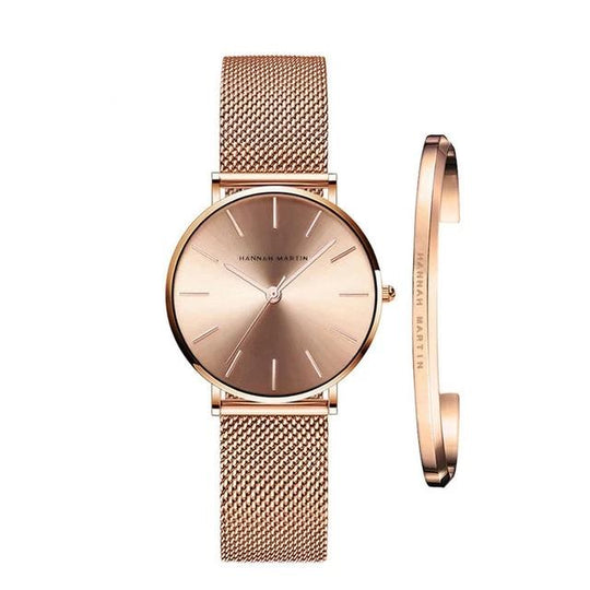 Timeless | Elegante Damenarmbanduhr mit Armband4