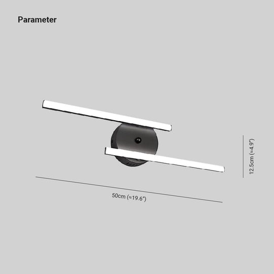 TwilightBar | Elegante Wandleuchte mit zwei Balken7
