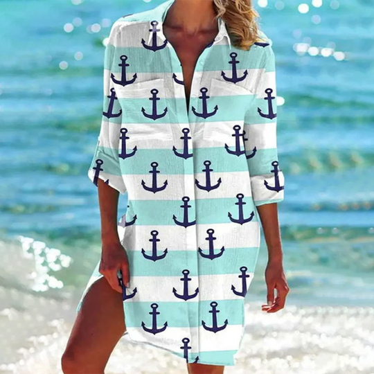 Variant image for Blumenmuster Damen T-Shirt - Atmungsaktives Oberteil für Sommertage-41