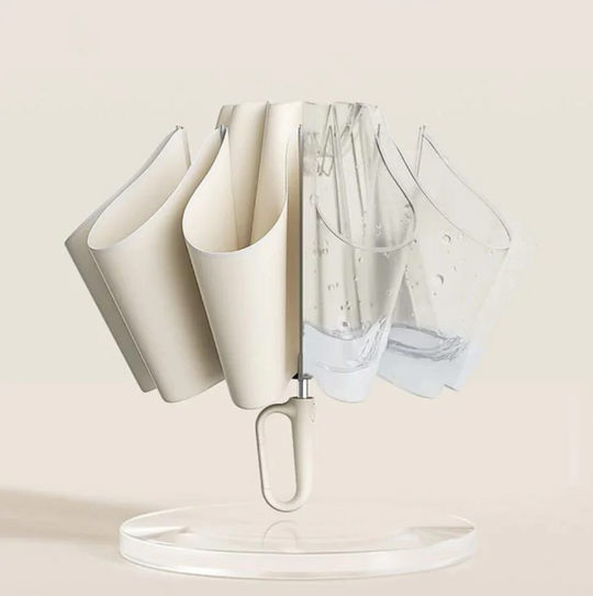 RainSafe | Sturmfester Regenschirm mit Reflektierendem Rand