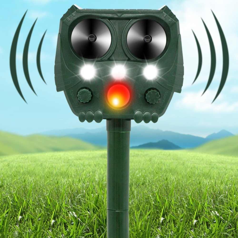UltraSonic | Repellent Ultraschall und Lärm Sonar Abschreckung für Katze, Fuchs, Ratte, Eichhörnchen und Hund