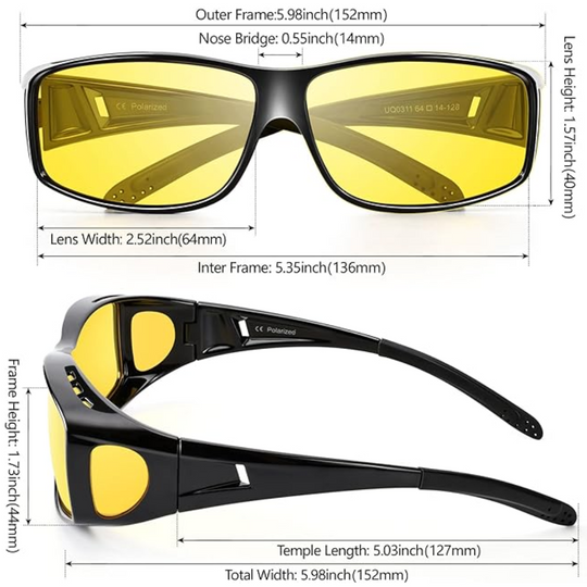 RoadVision | Fahrbrille – Polarisierte Brille gegen Blendung