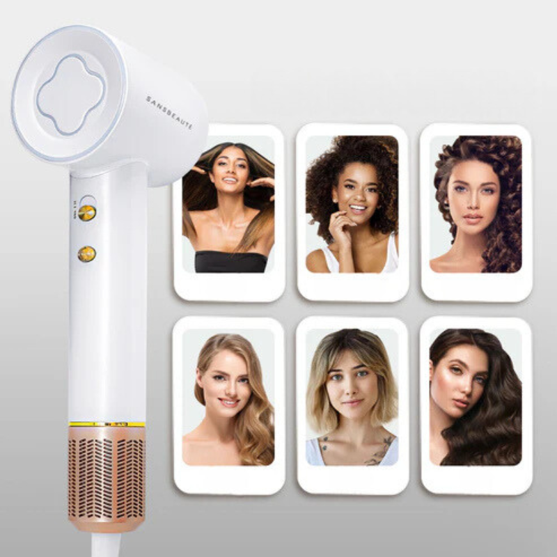 StyleDry | Schnelltrocknender Haartrockner mit Diffusor für glatte, definierte Locken