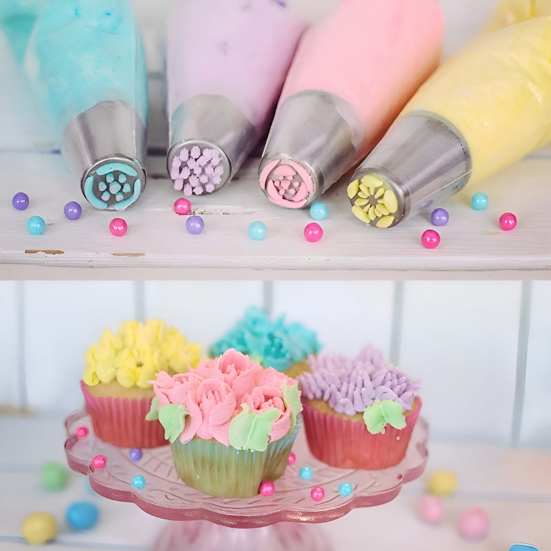 BakeBloom | Tulpentüllen Set – Für Kreative Tortendekorationen
