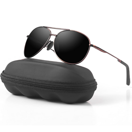 SkyShade | Unisex Pilotenbrille – Leicht & Komfortabel, Polarisiert
