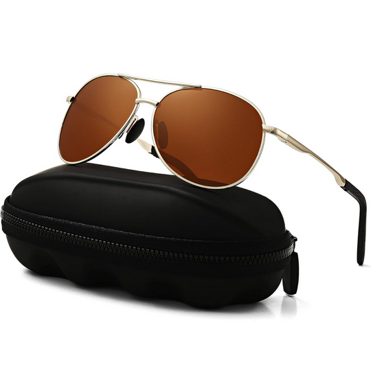 SkyShade | Unisex Pilotenbrille – Leicht & Komfortabel, Polarisiert