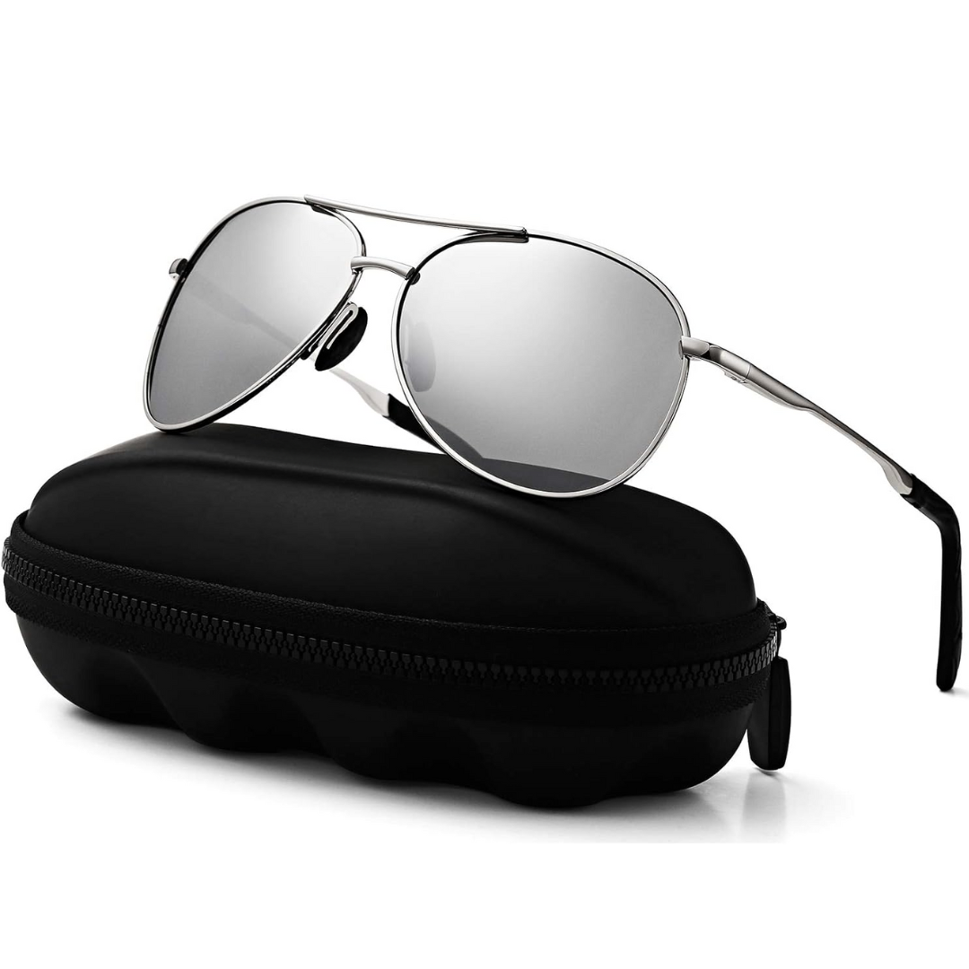 SkyShade | Unisex Pilotenbrille – Leicht & Komfortabel, Polarisiert